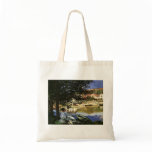 On the Bank of the Seine, Bennecourt; Claude Monet bags