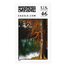 On the Banks of the Etowah River Stamp