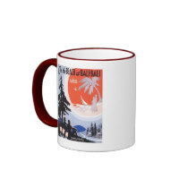 On The Beach at Bali Bali Songbook Cover mugs