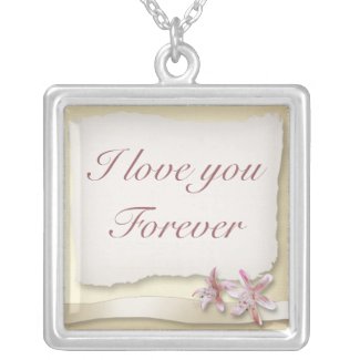On the Beach ~ I Love You Forever Necklace necklace