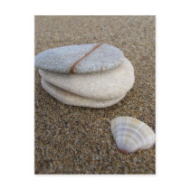 On the Beach Postcard by emele1 On the Beach Postcard