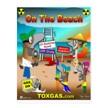 On the Beach Postcard
