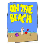 On the Beach Postcard
