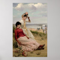 On the Beach Poster