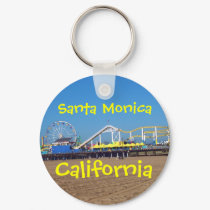 On the Beach Santa Monica, California keychains by Rebecca_Reeder On the Beach Santa Monica, California keychains