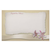 On the Beach Wedding ~ horizontal stationery stationery