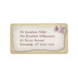 On the Beach Wedding Labels