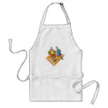 on the court blocking basketball design aprons