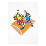 on the court blocking basketball design announcements