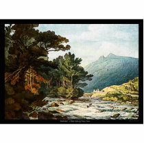 On The Dart Watercolor Painting Art PhotoSculpture Photo Cut Out