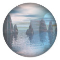 On the Edge / fade to Black Round Stickers by toots1 On the Edge / fade to Black Round Stickers
