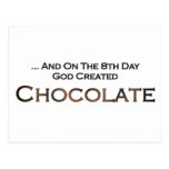 On The Eighth Day God Created Chocolate Postcards