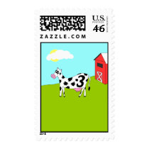 On the Farm - Third Birthday Party Stamp