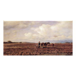 On The Field By Klodt Von Jürgensburg Michail Kons Custom Photo Card