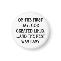 On the first day, God created Linux...and the rest magnets