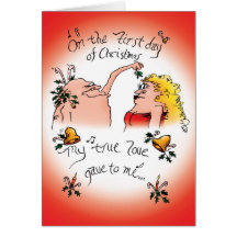On the First Day of Xmas I got the Bird Greeting Card