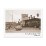 On the Florida Border, 1957 Postcard