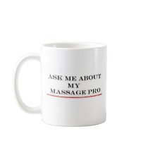 On-the-Go Massage Professional logo coffee mug