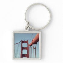 On The Golden Gate Bridge keychains