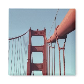 On The Golden Gate Bridge magnet