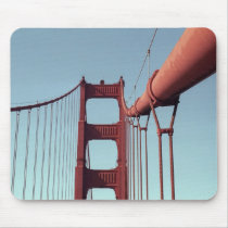On The Golden Gate Bridge mousepads
