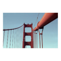 On The Golden Gate Bridge posters