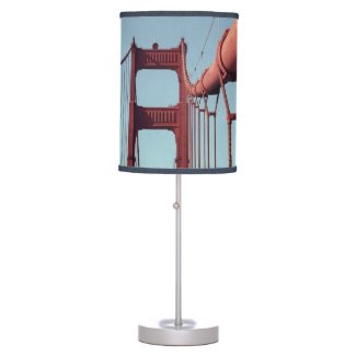 On The Golden Gate Bridge Table Lamp
