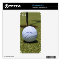 On the Golf Course Skin For The iPhone 4