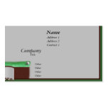 On the green business cards