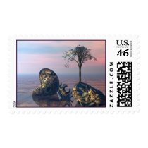 On the infinite 3D fractal plane postage