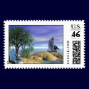 On the Jetty postage