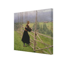On the Plain Canvas Print