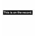 On the Record t-shirts
