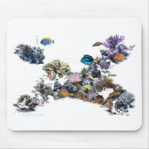 On The Reef-Aquarium Scene by FishTs.com mousepads