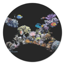 On The Reef-Aquarium Scene by FishTs.com stickers by FishTsdotcom On The Reef-Aquarium Scene by FishTs.com stickers
