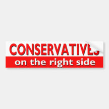On the right side bumper sticker