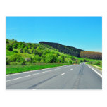On the road again postcard