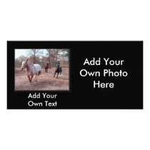 On the Run Customized Photo Card