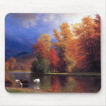 On the Saco - Albert  Bierstadt Mouse Pad