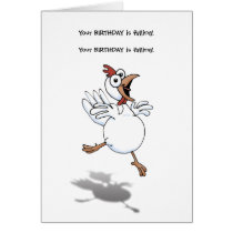 ... on the same damn day it does e... cards