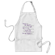 On the side of the right... apron