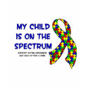 On The Spectrum (bright colors) Women's t-shirts