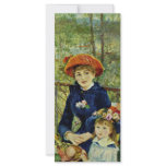 On The Terrace,  By Pierre-Auguste Renoir Full Color Rack Card