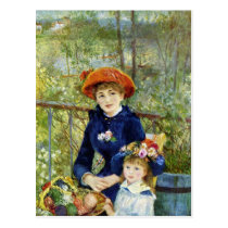 On the Terrace by Pierre Renoir postcards