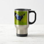 On the Wings aceo Butterfly Travel Mug mugs