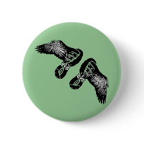 On the Wings of an athlete Running gift Pinback Button
