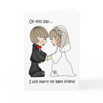 On this day Wedding card