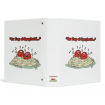 on top of spaghetti singing meatballs vinyl binder