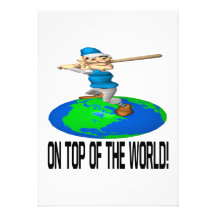 On Top Of The World Invitation