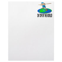 On Top Of The World Personalized Letterhead